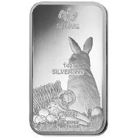 1 oz Silver PAMP - Year of the Rabbit