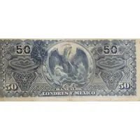 50 Pesos El Banco de Londres y Mexico
