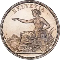 5 Francs Helvetia seated