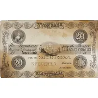 20 Pounds - Victoria Union Bank of Australia