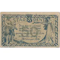 50 Centimes Ville de Gand