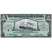 5 Dollars / 1 Pound 10 Pence Royal Bank of Canada