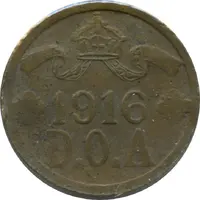 5 Heller - Wilhelm II Tabora Emergency Coinage