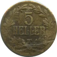 5 Heller - Wilhelm II Tabora Emergency Coinage