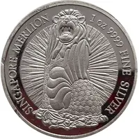 1 oz Silver Merlion