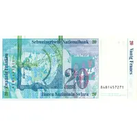 20 Francs 7th series, reserve banknote