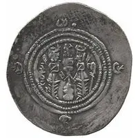 Drachm - 'Abd Allah b. al-Zubayr Arab-Sasanian