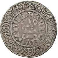 1 Turnose 'Groschen Tournois' - William II