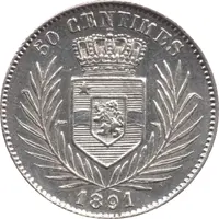 50 Centimes - Léopold II