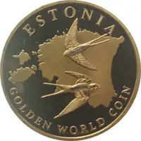 Golden World Coin - Sangaste Castle