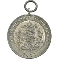 Shooting Prize Medal - Wilhelm II
