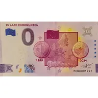 0 Euro - 25 jaar Euromunten