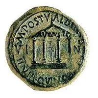 Semis - Augustus V I N K M POSTV ALBINVS II VIR QVINQ ITER