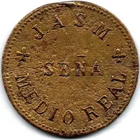 1/2 Real Ficha de Caráquez