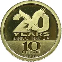 10 Dollars The Bank of Namibia
