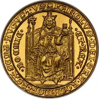 2 Ducats Charles IV, reverse die trial