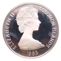 10 Dollars - Elizabeth II 5th Anniversary of Independence