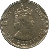 25 Cents - Elizabeth II 1st portrait