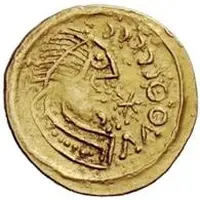 1 Tremissis In the name of Justinian I, Pannonia