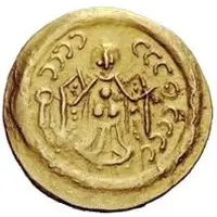 1 Tremissis In the name of Justinian I, Pannonia