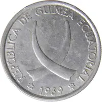 5 Pesetas Guineanas