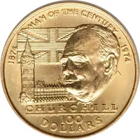 100 Dollars - Elizabeth II Winston Churchill