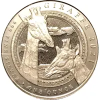 1000 Francos CFA Giraffe