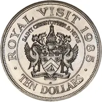 10 Dollars - Elizabeth II Royal Visit