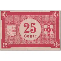25 Centimes - Villes de Roubaix et de Tourcoing