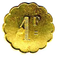 1 Franc - Maison du Peuple