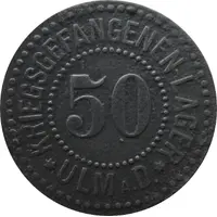 50 Pfennig - Ulm Kriegsgefangenen-Lager