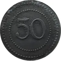 50 Pfennig - Ulm Kriegsgefangenen-Lager