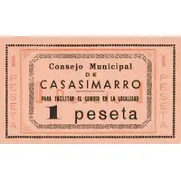 1 Peseta Casasimarro