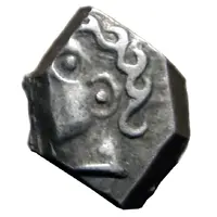 Drachm with the curly head