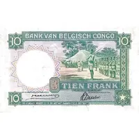 10 Francs Green, without overprint
