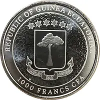 1000 Francos CFA Giraffe