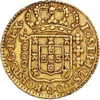 4000 Réis - José I Lisbon mint