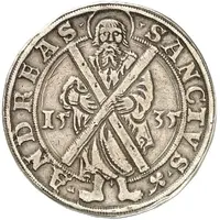 2 Thalers - Ernest V Ausbeute - St. Andreas