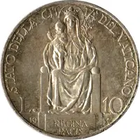 10 Lire - Pivs XI