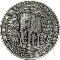 Bullion - Gajah Sumatra Antique Finish