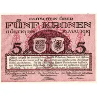 5 Korun Bodenbach-Tetschen