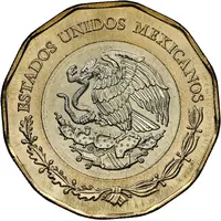 20 Pesos Fall of Mexico - Tenochtitlan