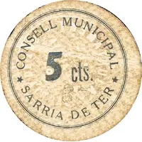 5 Céntimos Sarrià de Ter