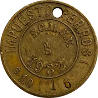 10 Pesos Dog Tax - Impuesto Perros