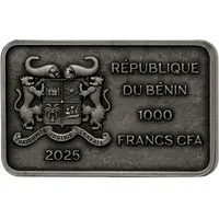 1000 Francs CFA Panda Family