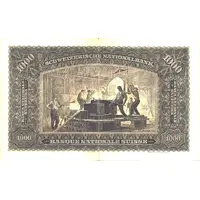 1000 Francs 2nd series, type 1