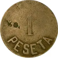 1 Peseta - Sociedad Cooperativa Obrera