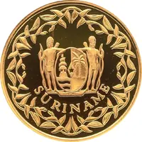 100 000 Gulden 25th Anniversary of Independence