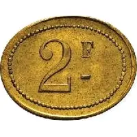 2 Francs - Grand Café de Paris - Tunis