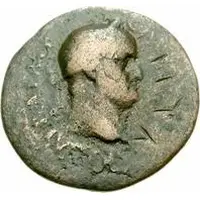 42 Nummi Countermark, As of Galba, 68-69, eagle